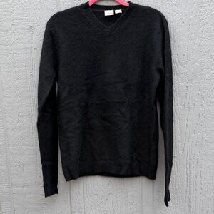 Sonoma Women’s 100% Cashmere Black V-Neck Sweater Size: S